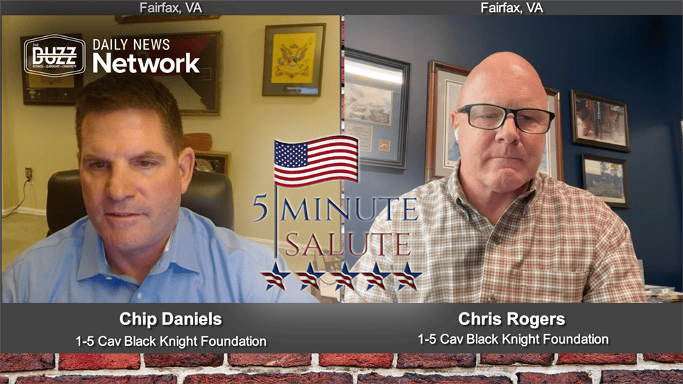 5 Minute Salute with Chip Daniels and Chris Rogers of 1-5 Cav Black Knight Foundation