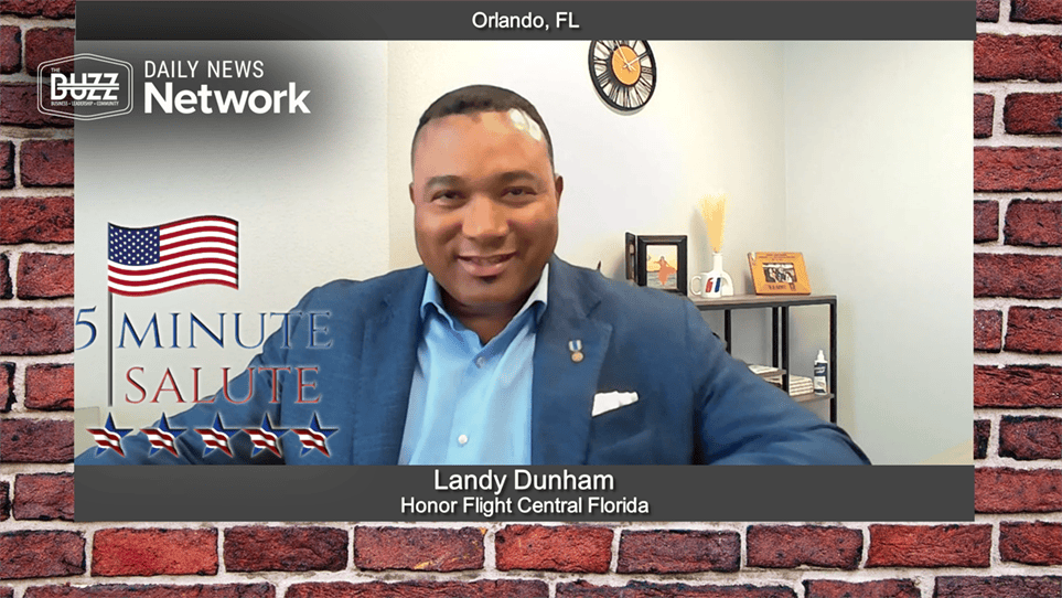 MAVD: 5 Minute Salute with Landy Dunham of Honor Flight Central Florida