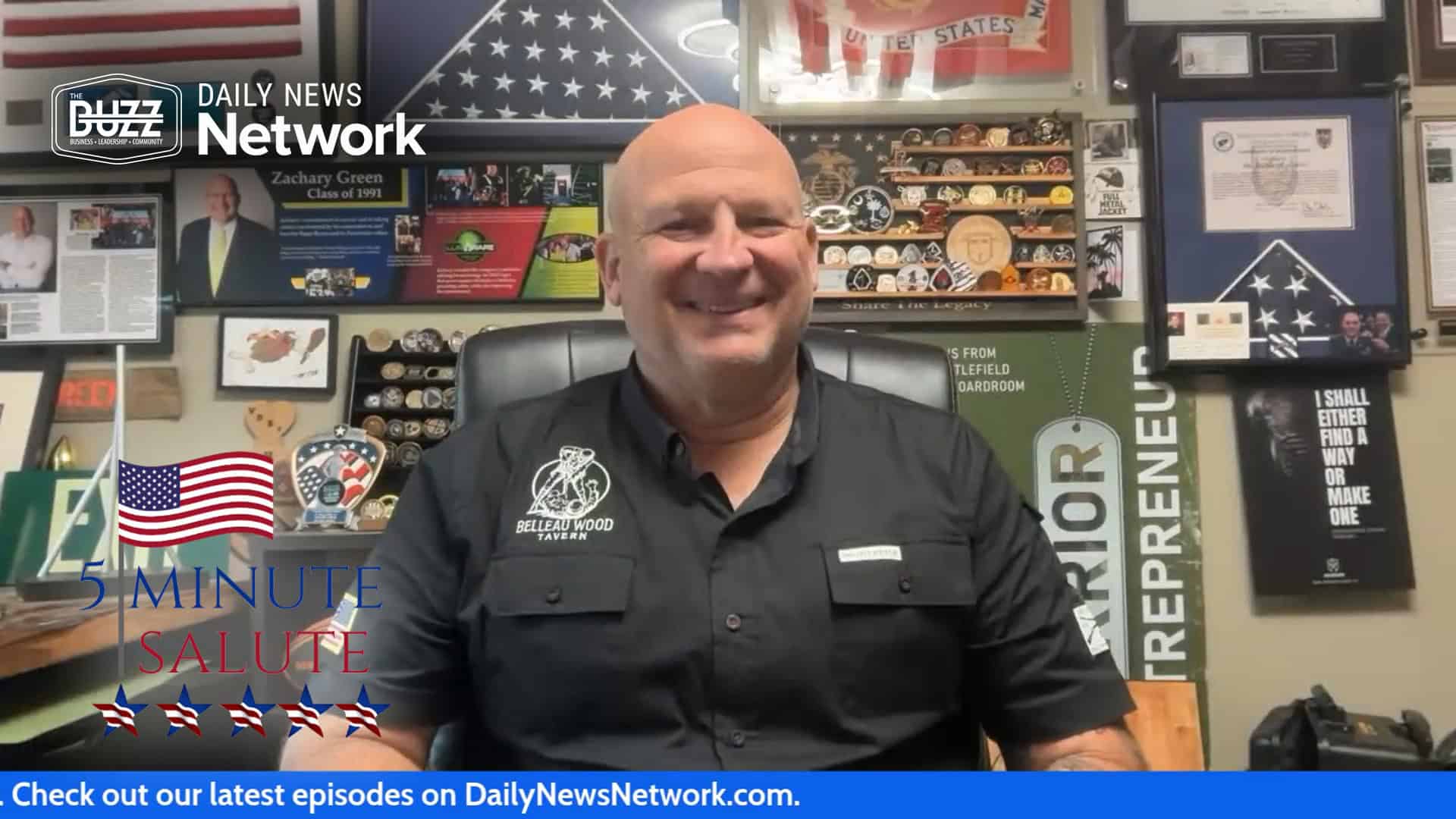 5 Minute Salute with with Zachary Green of Belleau Wood Tavern